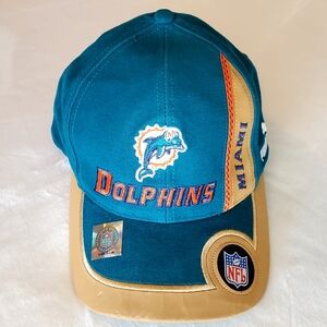 Puma Authentic NFL Pro Line Vintage Miami Dolphins Baseball Cap Hat